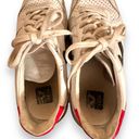 VEJA  V-10 White, Red & Blue Leather Lace-Up Sneakers Sz 7 Photo 6