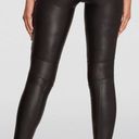 Spanx Womens  Black Faux Leather Moto Leggings size Medium Photo 1