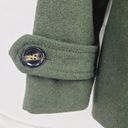 Thread and Supply  Nordstrom Hunter Olive Green Wool Double Breasted Peacoat L Photo 6