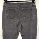 Riders By Lee  Stone Washed Black Denim Relaxed Cropped Jeans Women's Size 18P Photo 8