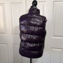 Bershka  STREET BRANDING Purple Puffer Vest Photo 2