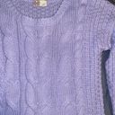 SO Light Purple Knit Sweater Small Photo 2