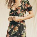 Lost + Wander NWT ALOHA LEI MINI DRESS Floral Puff Sleeve Photo 2