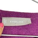 Everlane  Crewneck The Cashmere Blend Purple Sweater Photo 2