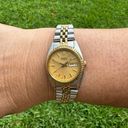 Seiko 7N83-0049 Day Date Two Tone Stainless Steel 24mm Case Quartz Ladies Watch Photo 0