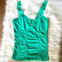 Bongo Y2K  Lace Trim Tanktop Teal Large Photo 0