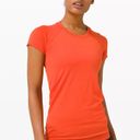 Lululemon Swiftly Tech Short Sleeve Orange Photo 0