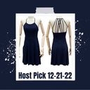 B Darlin 🎉HP🎉  navy blue juniors minidress w/ pockets/ 3/4 /Excellent condition Photo 1