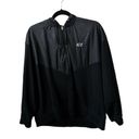 Nike Black Icon Clash Oversized Hooded Quarterzip Size Large Pullover. Photo 3