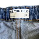 We The Free  size 27 beginners luck retro slouchy cuffed Jean shorts FREE PEOPLE Photo 8