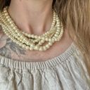 American Vintage Vintage “Cordelia” Five Strand Pearl Necklace 19.5” Classic Maximal Chunky  Photo 3