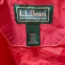 L.L.Bean  Coral Orange Rain Jacket Size Medium Weather Channel Exclusive Vintage Photo 12