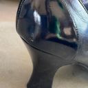 Naturalizer peep toe kitten heel black leather uppers sz 7M Photo 11