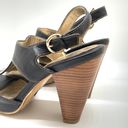 Sofft Black Leather slingback heel Sandal Size 10 Photo 1