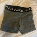 Nike Pro Gray Spandex Shorts Photo 0