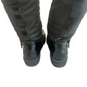 Totes Black Waterproof Boots Lauren Patent Tall Rain Snow Lined Size 9 Women's Photo 5