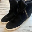 Caslon  Black Suede Averie Booties Water Resistant Leather Size 11 Photo 3