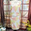 Romeo + Juliet Couture  Beaded Dress - White/Orange/Yellow - size L Photo 1