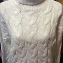 a.n.a NWT . White Cable‎ turtle Sweater Long Sleeve Turtleneck Pullover Large Photo 3