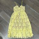 Donna Morgan  yellow lace fit and flare dress size 4 Photo 1