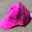 Juicy Couture  Pink Vintage Y2K Style Velvet Cap Hat Photo 1