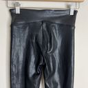 Spanx  Faux Leather Side Stripe Leggings Black Size XS Photo 4