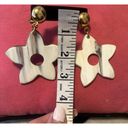 Oscar de la Renta AUTHENTIC  VINTAGE DANGLE FLOWER /STAR EARRINGS SIGNED MADE USA Photo 6