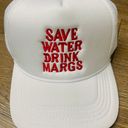 Save Water Drink Margs Trucker Hat White Photo 0