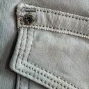 White House | Black Market  embellished taupe/silver Slim Crop jeans, EUC size 6 Photo 4