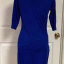 Allison Brittney Blue sweater dress size M Photo 3