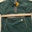 Carhartt Green Fleece Snap Front Jacket Photo 5