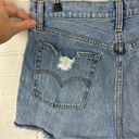 Levi's Levi’s Button Fly Distressed Wedgie Shorts Size 30 Photo 11