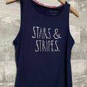 Rae Dunn STARS & STRIPES July Tank Top Dark Blue Ladies MED Photo 2