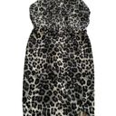 Krass&co New York  Dress Womens Medium Black Tan Animal Cheetah Sleeveless Mock Neck Photo 0