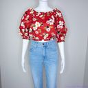 Kate Spade NWT  Botanical garden aperitif top, Red and White Photo 3