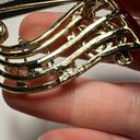 The Bar Two Tone & Rhinestone Music Notes /  Brooch Pin Signed AJC Photo 2