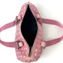 Yves Saint Laurent Vintage Pink Polka Dot Shoulder Bag with Zipper Photo 7