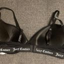 Juicy Couture  Padded Bra Black/White Color Size 36C Photo 4