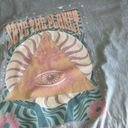 Full Tilt Save the Planet Hippie Oversized Worn in Blue Short Sleeve Cotton Tee Photo 4