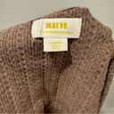 Maeve  Halter Cable Sweater Vest in Brown- Large Photo 4