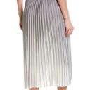 J. McLaughlin  Pleated Ombré A Line Midi Skirt Gray Size M Photo 1