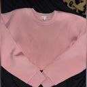 Anthropologie NWOT Grey Lab Pink Cropped Sweater Sz. S Photo 0