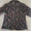 Christopher & Banks  Womens Embroidered Abstract Blazer Floral Jacket Size Medium Photo 7