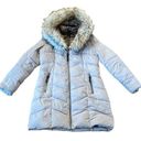 Calvin Klein  puffer jacket faux fur hood size medium Photo 0