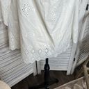 City Chic  Women's PLUS 18 Medium Peekaboo Eyelet Off the Shoulder Top White NWT Photo 5