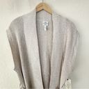 st. john's bay SJB Tie waist cardigan Vest Size Medium NEW Photo 2