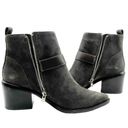 ALLSAINTS NIB  Jason Boot Charcoal Gray Suede Buckle Ankle Bootie Women’s Size 9 Photo 9