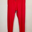 Zyia  Red Everywhere Zipper Joggers Size L Photo 2