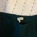 Earthbound dark green flowy pants Photo 2