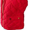 St. John’s Bay NWT ~ ST JOHNS BAY Cabaret Red Quilted Pockets Sleeveless Vest ~ Women's MEDIUM Photo 4